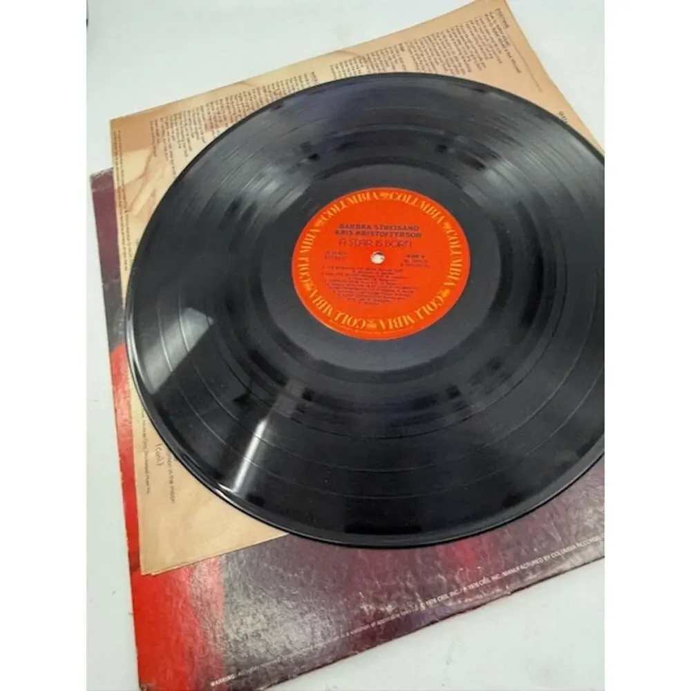 Streisand, Kristofferson – A Star Is Born 1976 Vinyl Album Record - Picture 6 of 7